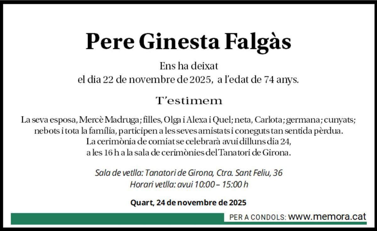 Pere Ginesta Flagàs