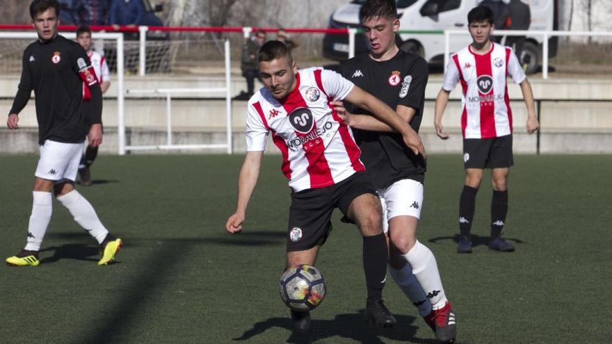 Un lance del partido contra la Cultural Leonesa