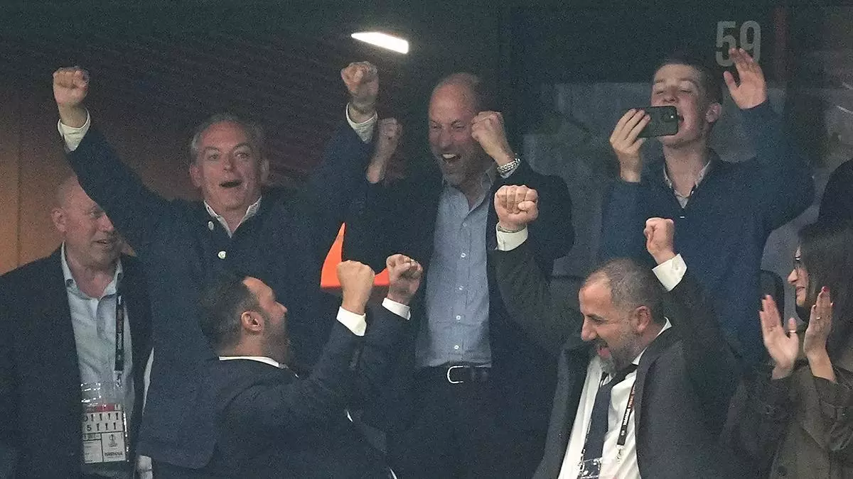 La locura del Príncipe William con el Aston Villa