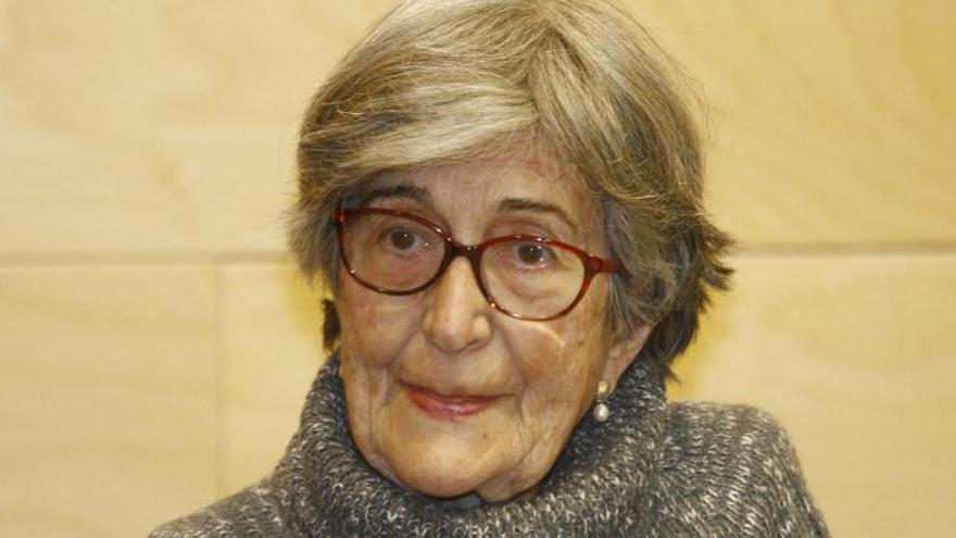 Merè Huerta en el seu darrer acte públic, el febrer passat