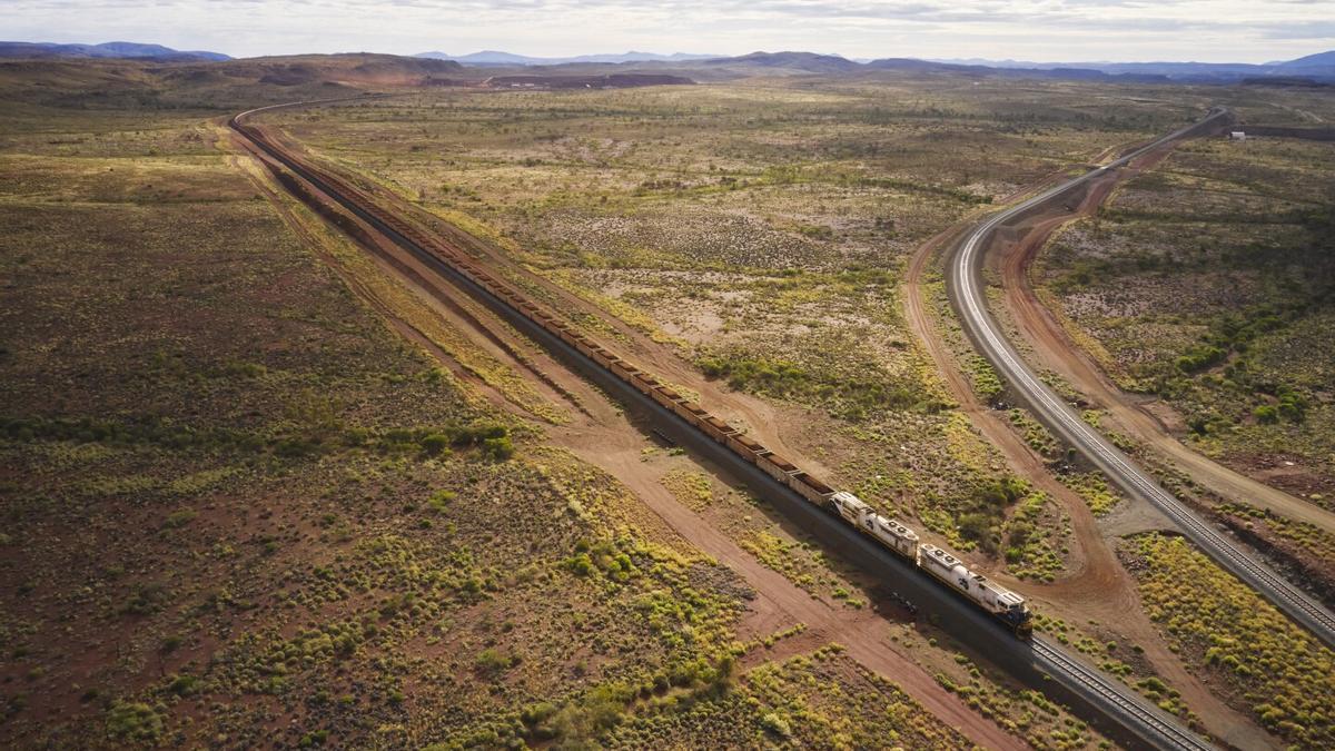 El tren se dedica a la carga de mineral