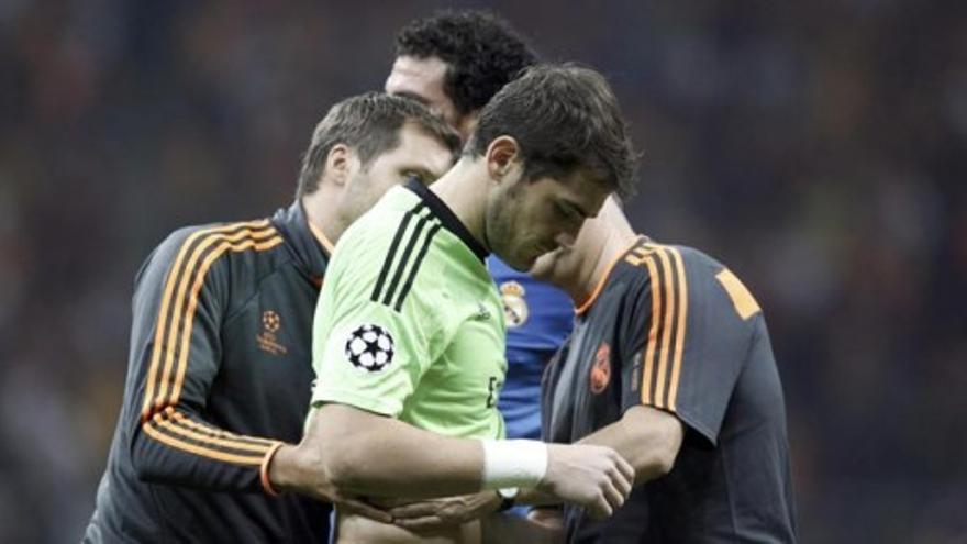 La lesión de Casillas se queda en un susto