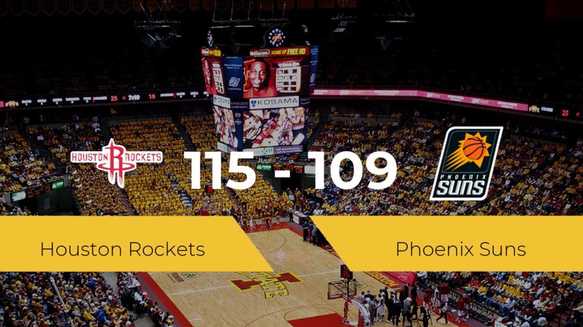 Houston Rockets vence a Phoenix Suns por 115-109