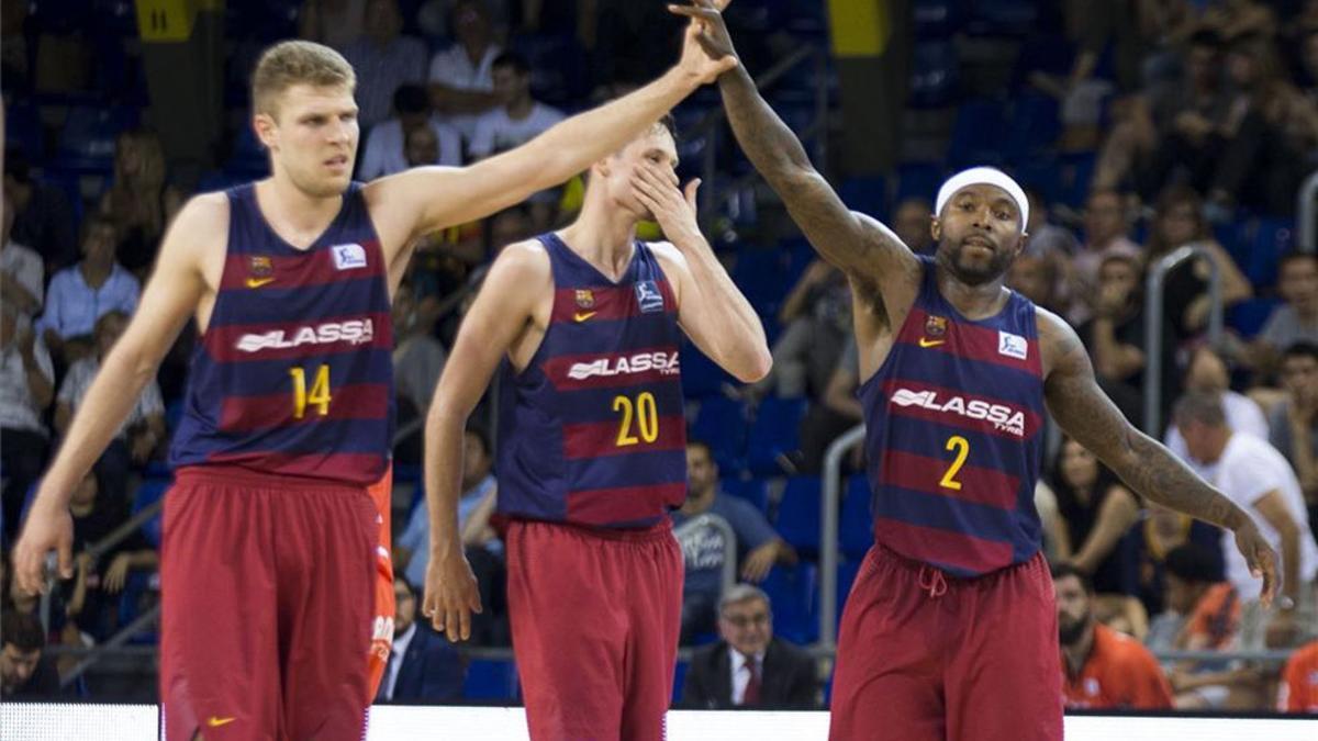 El Barça Lassa se impuso al Valencia BC en el Palau