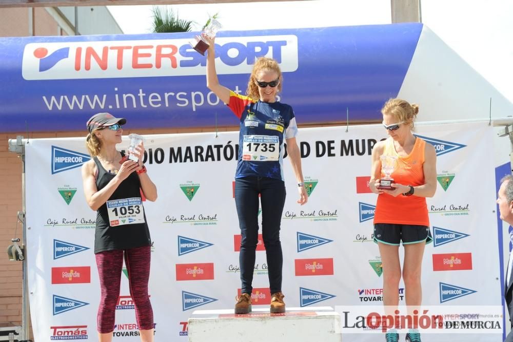 Media Maratón de Murcia: podios