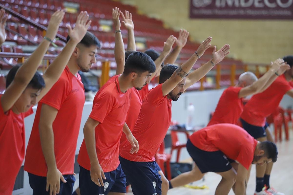 Las imágenes del primer entrenamiento del Córdoba Futsal en Vista Alegre