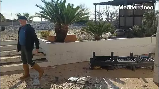 Vídeo: Efectos de la borrasca Harry en Moncofa