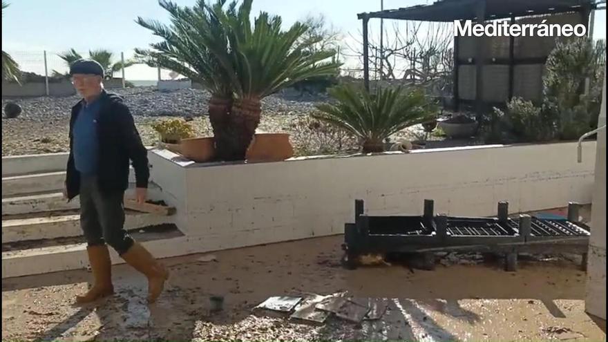 Vídeo: Efectos de la borrasca Harry en Moncofa