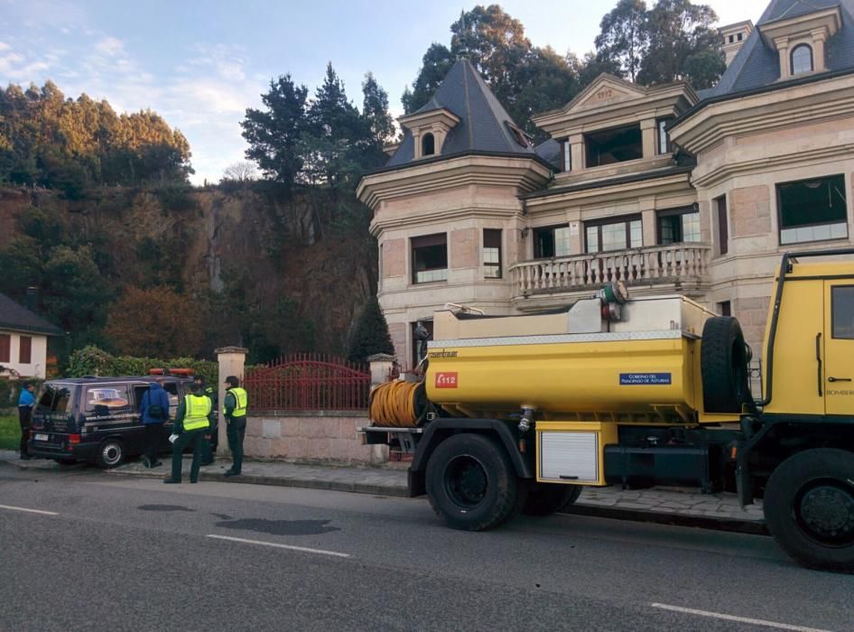 Una fallecida en un incendio en Navia