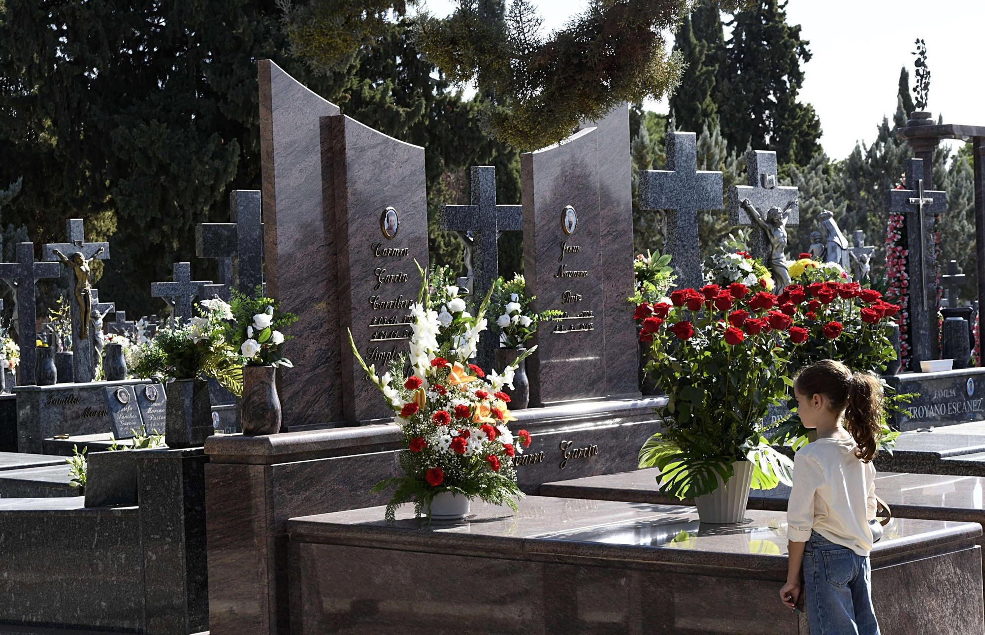 Cementerios de Murcia en el Día de Todos los Santos.