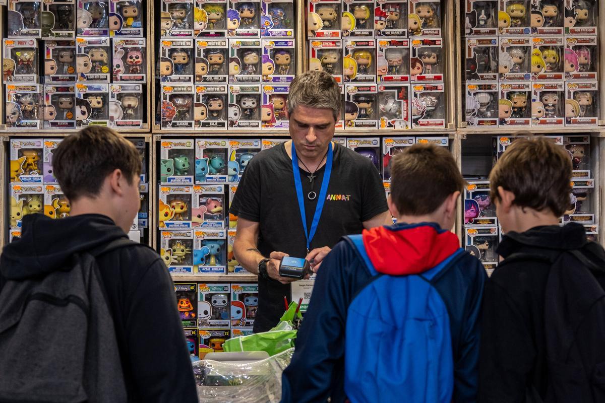 Ambiente del salón del cómic de Barcelona