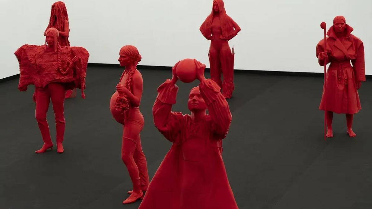 Imagen de 'Monumenta. Nueve encarnaciones guanches', de la artista canaria Yapci Ramos.