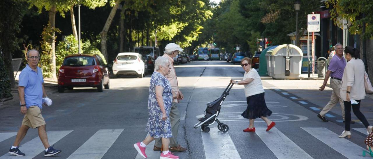 Imagen de la avenida de España en el Día Sin Coche de 2022.