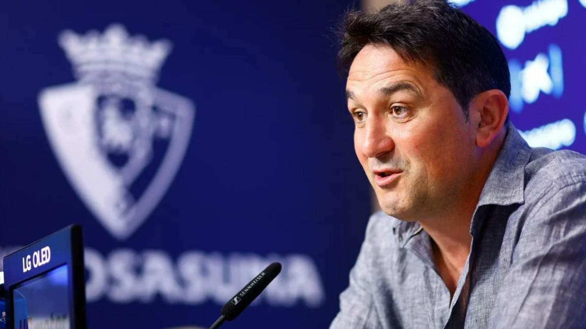 Braulio Vázquez, director deportivo de Osasuna