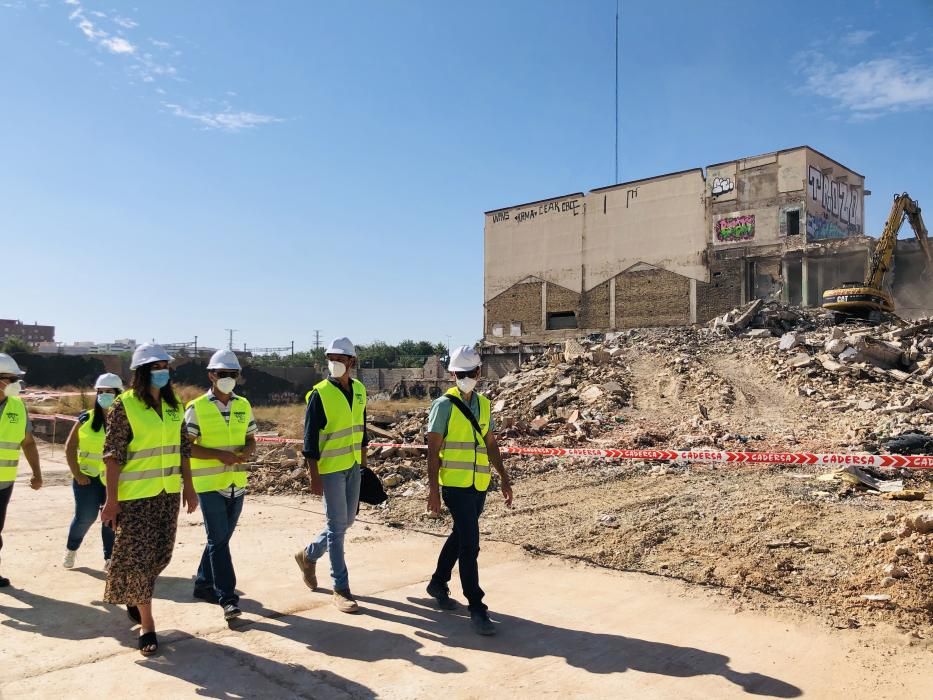 Historia y derribo de la fábrica Turia de la calle San Vicente