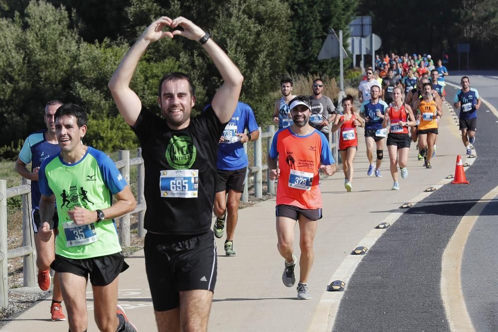 La carrera entre Oia y A Guarda suma 850 participantes - Paredes y Bargiela completaron el podio masculino - Mosquera y Freaza, plata y bronce en féminas.