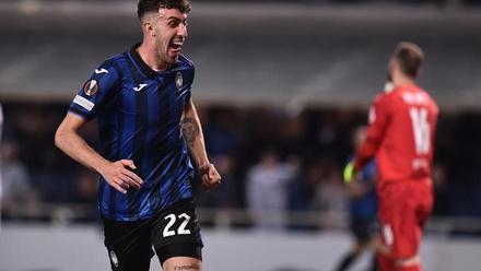 Atalanta - Olympique de Marsella : El gol de Ruggeri