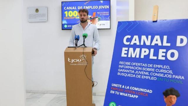Presentación, ayer, del nuevo canal de empleo.