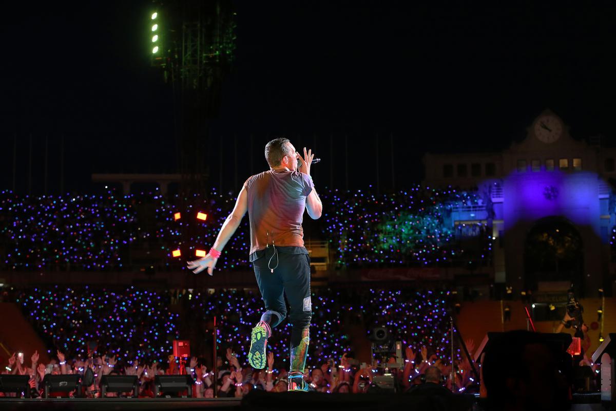 Coldplay en el Estadi Olímpic Lluis Companys