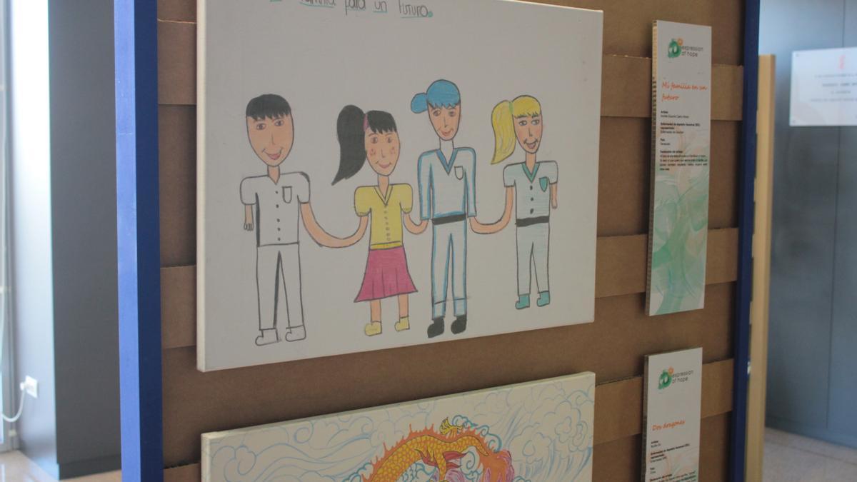 Exposición en el Hospital del Vinalopó de Elche.