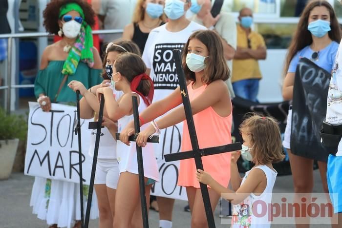 Protesta contra el estado del Mar Menor