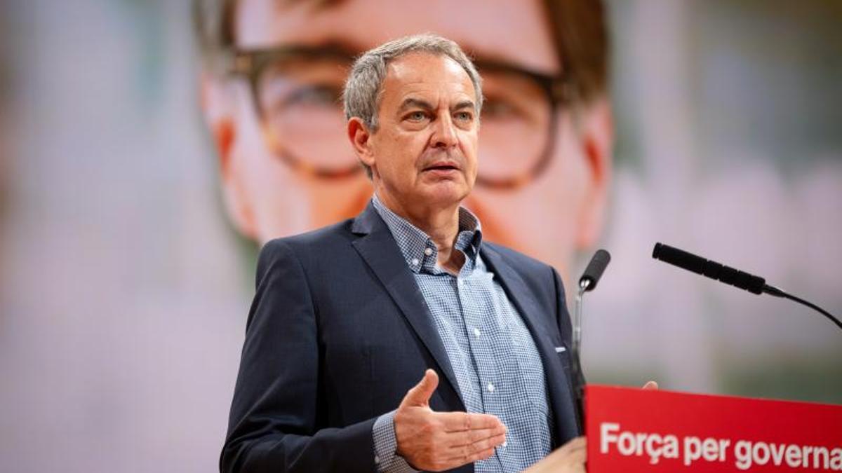 Zapatero reivindica el &quot;patriotismo democrático&quot; y agradece a ERC y Junts el apoyo a Sánchez