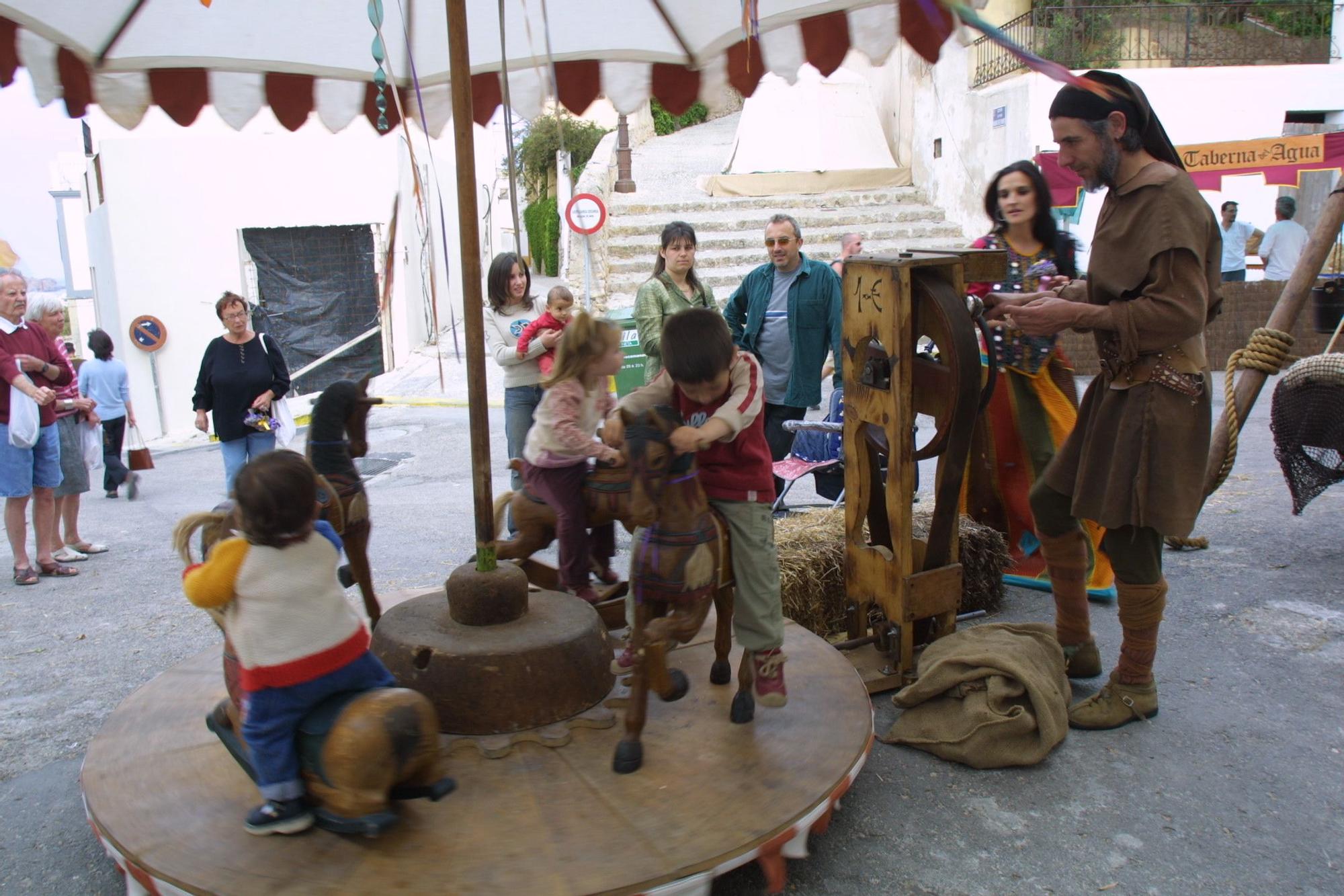 Edición de 2003 de la Feria Medieval de Ibiza.