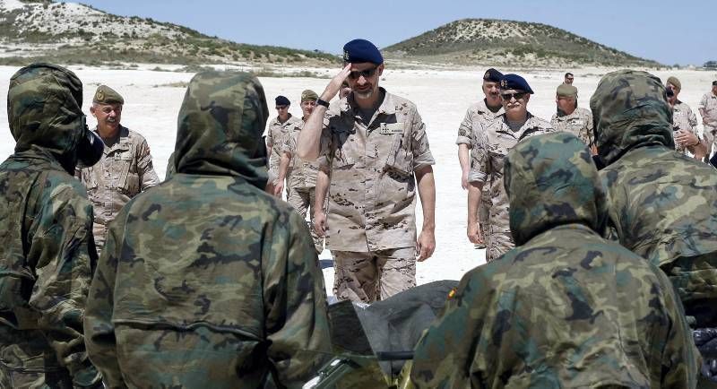 Felipe VI en Centro Nacional de Adiestramiento San Gregorio