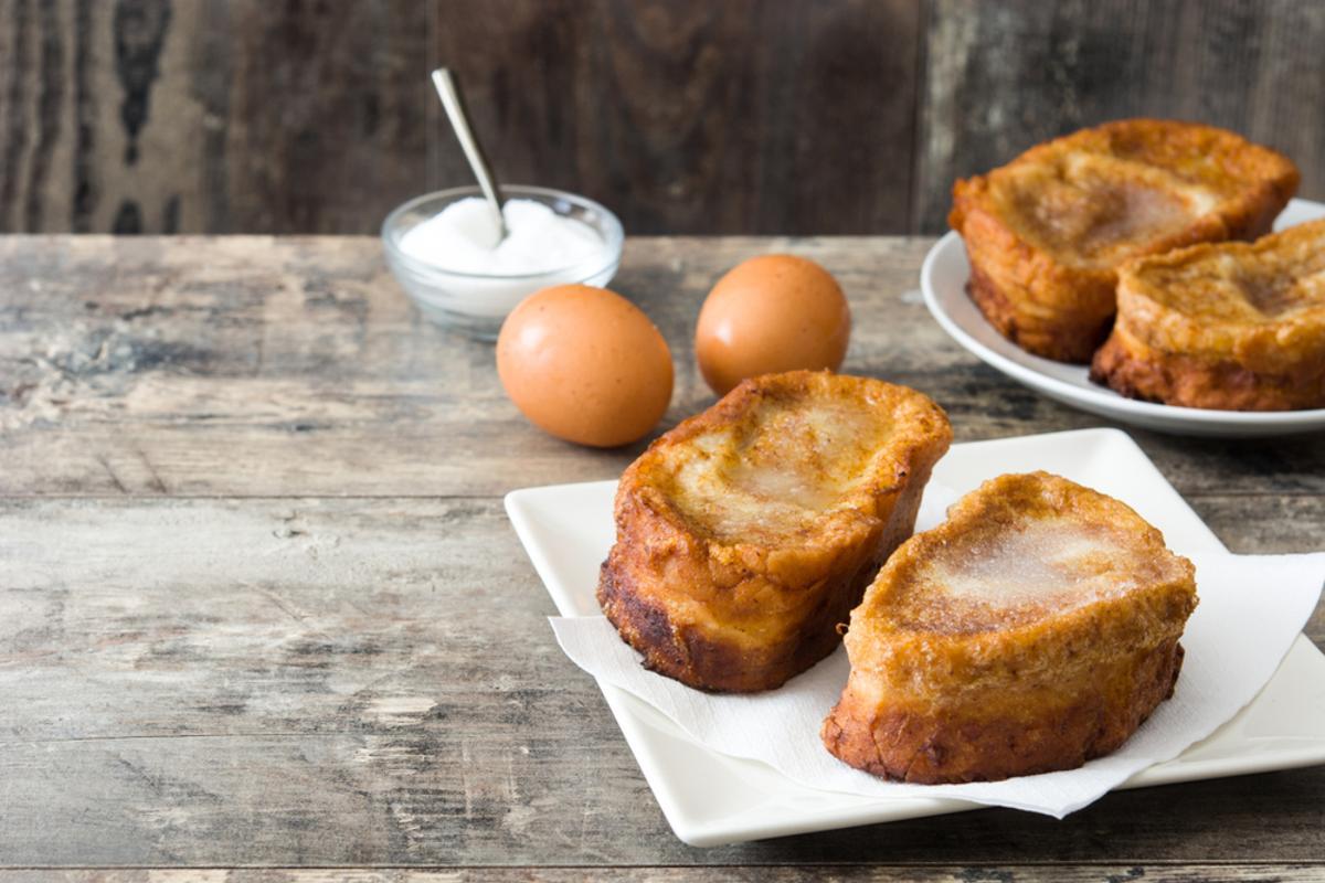 Las torrijas de leche.