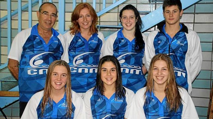 Els representants del Minorisa que van nedar al Trofeu Alejandro López