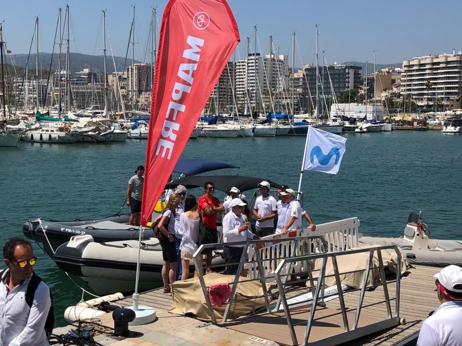 La infanta Elena y Victoria Federica en el Club Náutico de Palma