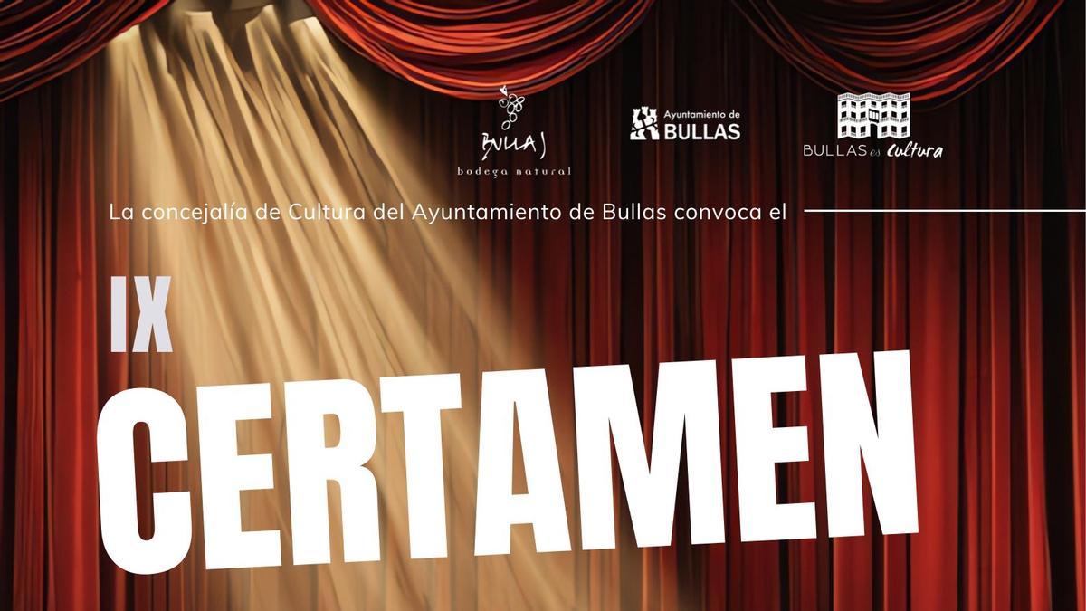 Cartel del Certamen de Teatro Aficionado Villa de Bullas