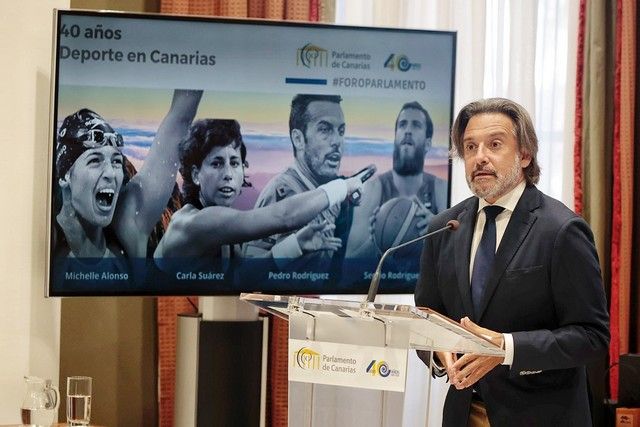 Charla '40 Años de Deporte en Canarias'