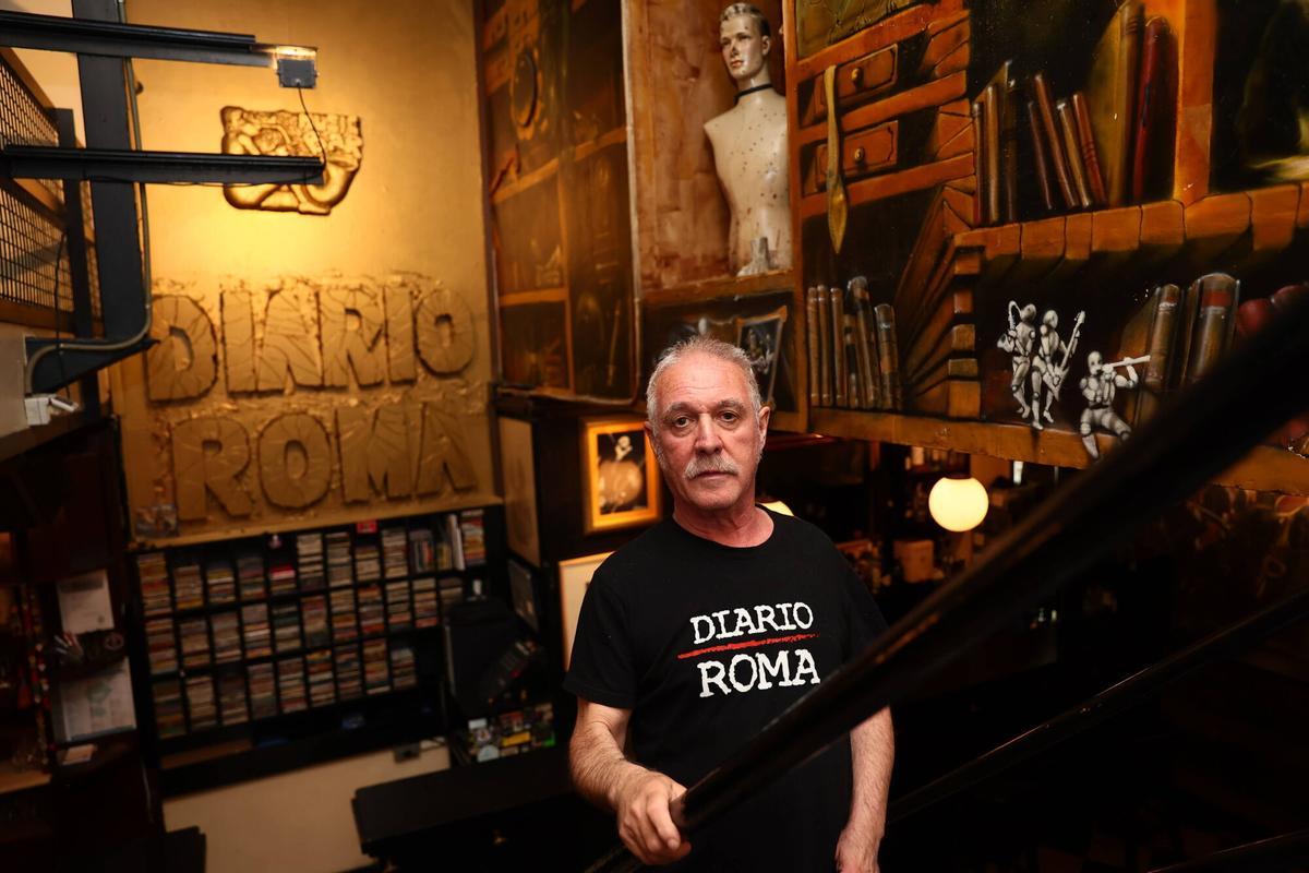 Luis Salgado en el Diario Roma. Luis Salgado en el Diario Roma.
