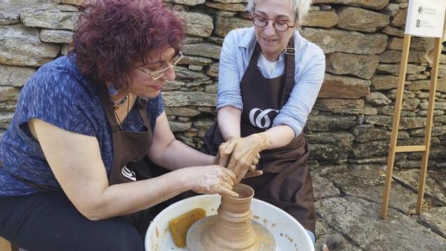 Un taller en una edición anterior del evento en Os Pendellos.  |