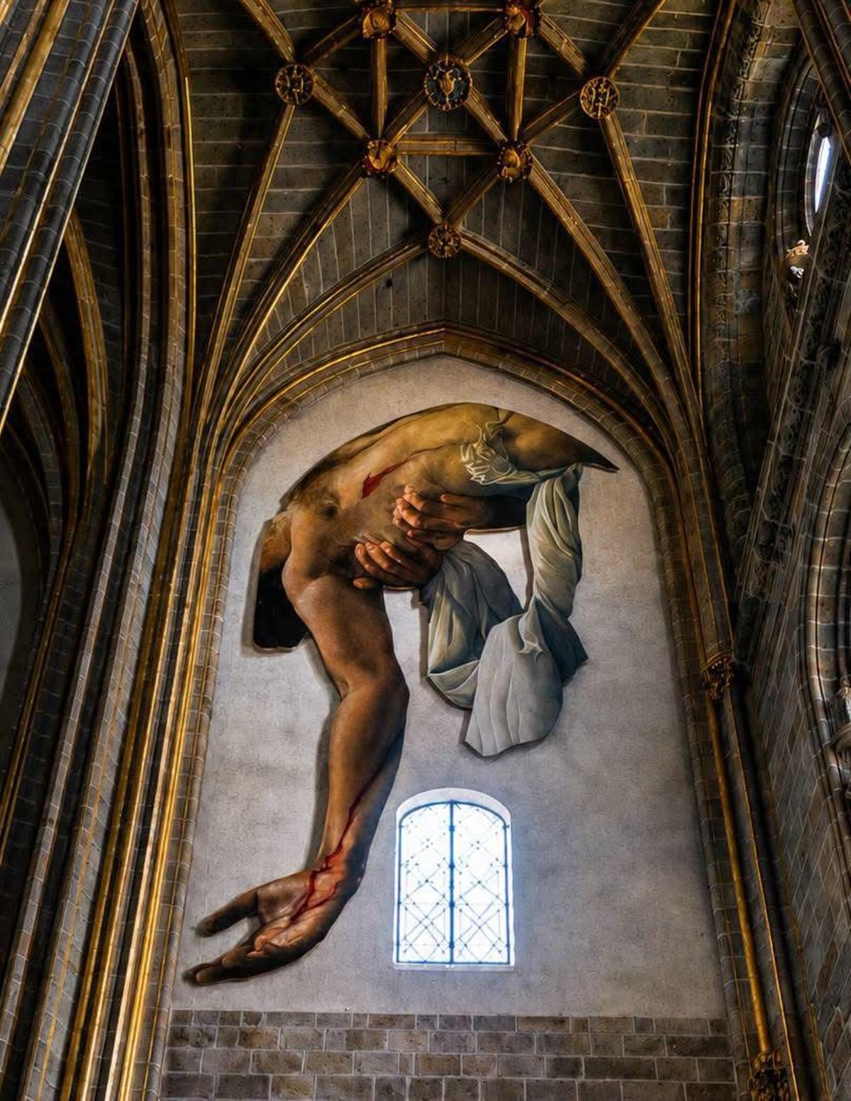 Imagen de El Descendimiento, la obra de Brea que ya se puede ver en la Catedral de Plasencia