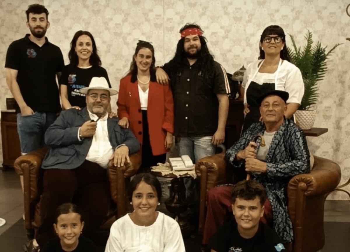 El elenco de la obra.