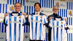 Presentación de la Real Sociedad con Yasuda