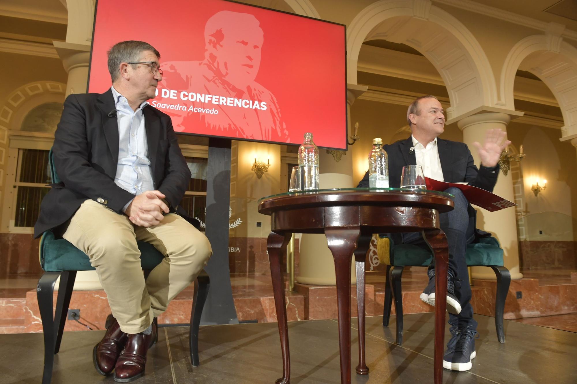 Patxi López participa en el ciclo de conferencias en memoria de Jerónimo Saavedra