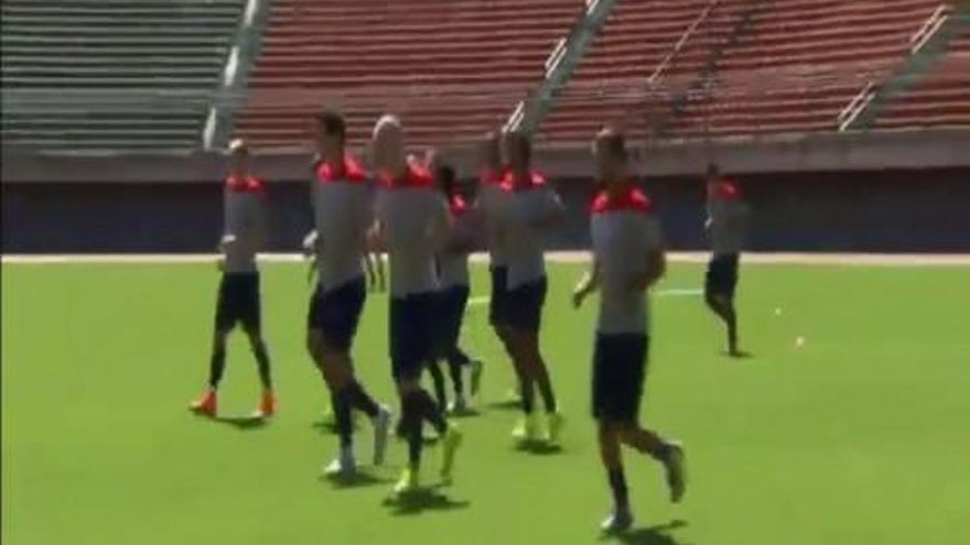 Estados Unidos prepara el partido frente a Bélgica