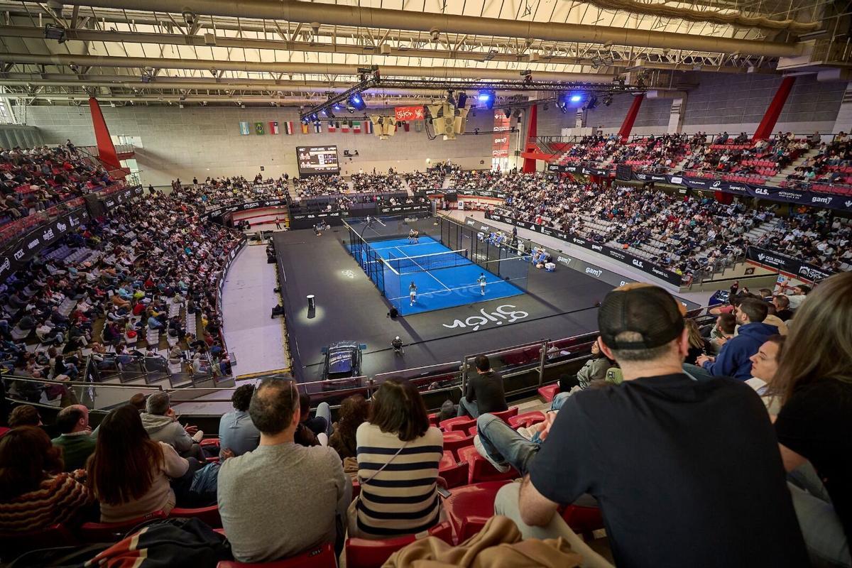 El Palacio de los Deportes de La Guía, el pasado año, en el Premier Padel