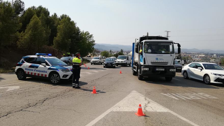 Situació just abans de l'entrada a Bufalvent a mitja tarda