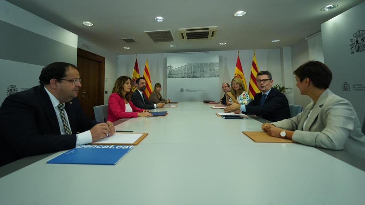 El Govern asume que &quot;la tensión en Madrid&quot; impide que se celebre la mesa de diálogo antes de fin de año.