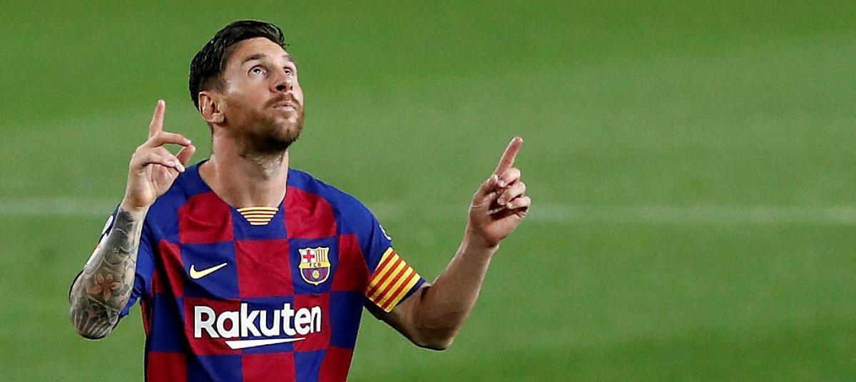 El astro argentino del Barcelona, Leo Messi.