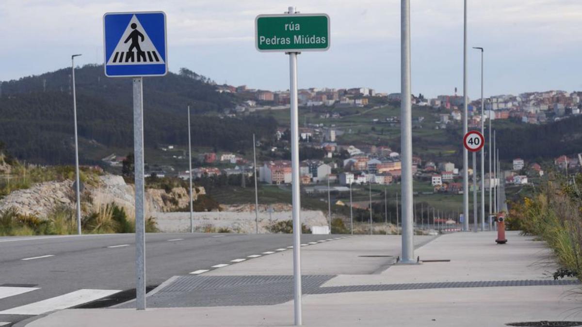 Una calle del polígono de Morás, en Arteixo.   | // CARLOS PARDELLAS