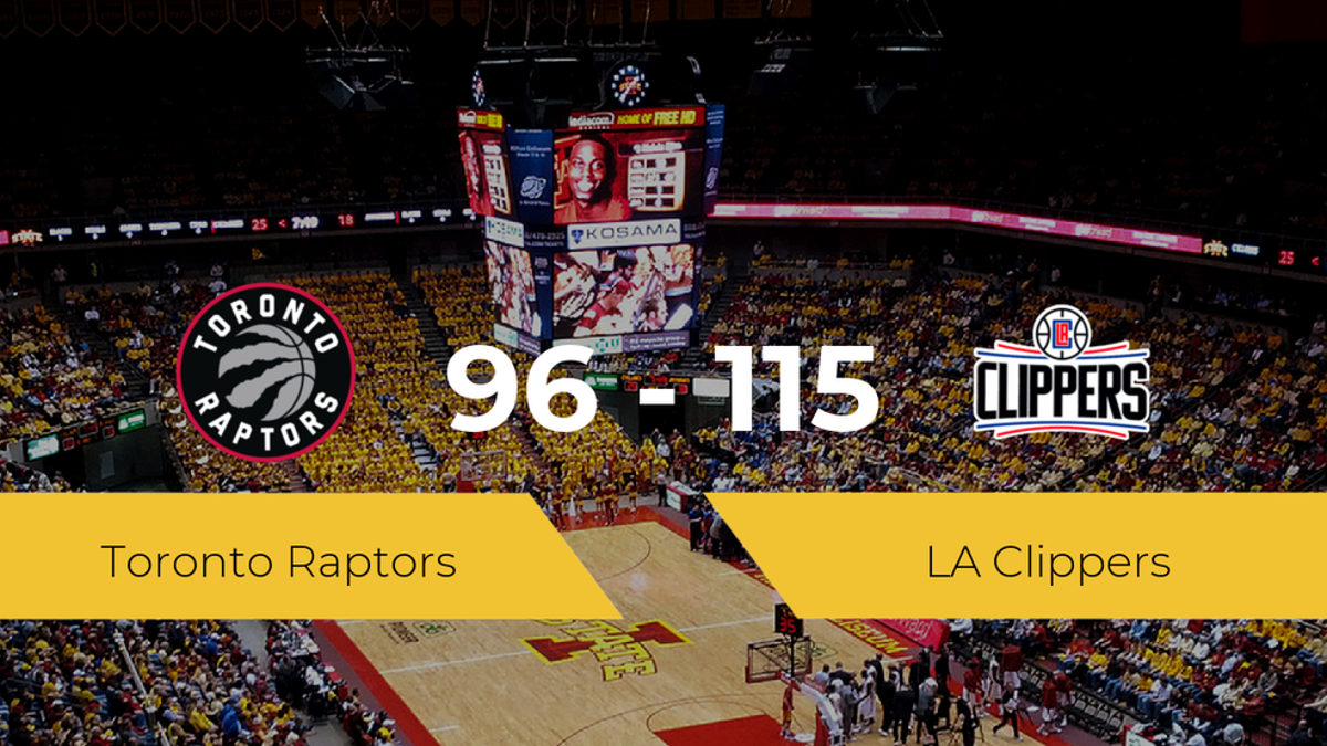 LA Clippers derrota a Toronto Raptors por 96-115