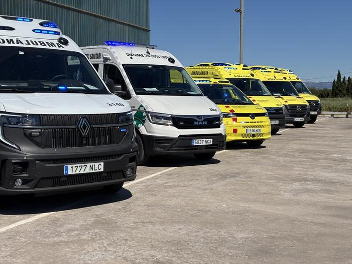 Els nous dissenys dels vehicles de transport urgent i no urgent que aniran entrant en servei