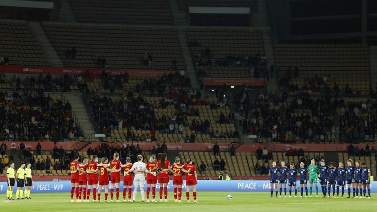 España - Países Bajos, semifinal de la Nations League femenina disputada en La Cartuja.