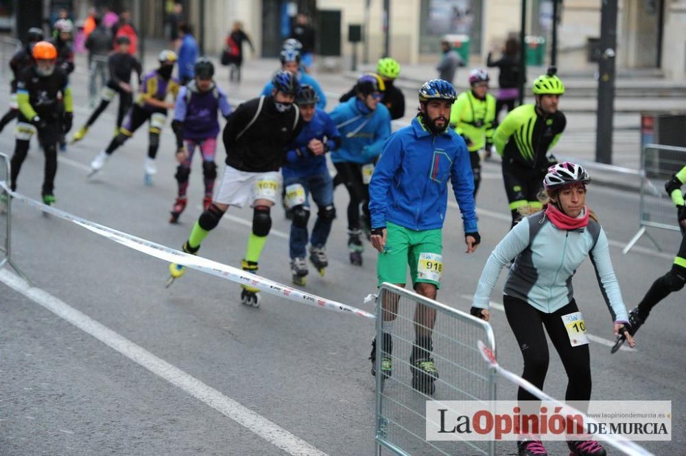 Murcia Maratón. Salida patinadores