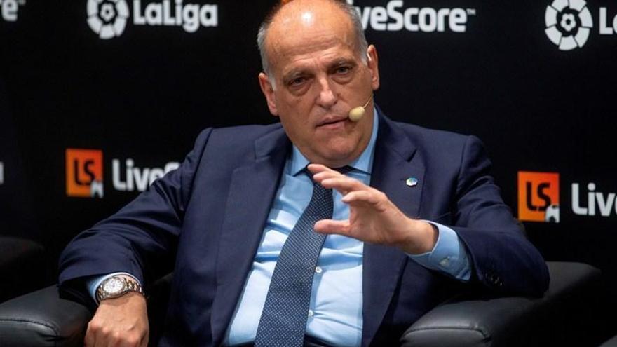 Tebas: &quot;Estoy convencido de que vamos a terminar la temporada&quot;